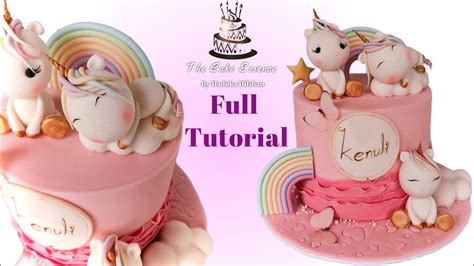 Unicorn Cake Tutorial How To Make Unicorn Cake Youtube