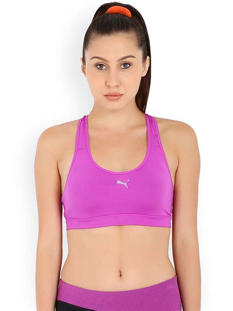 Buy Puma Purple Pwrshape Cardio Racerback Sports Bra 51396304 Bra For Women 1248231 Myntra