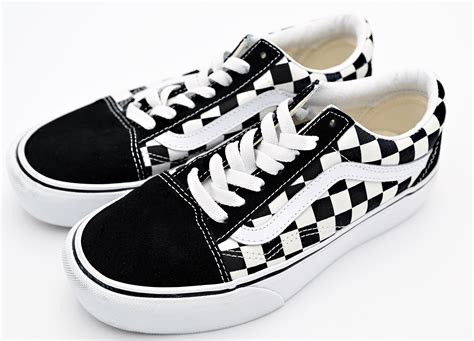 Vans Checkerboard Black And White Shoes Womens Size 6 Or Mens Size 45 Hope Chest Thrift Store