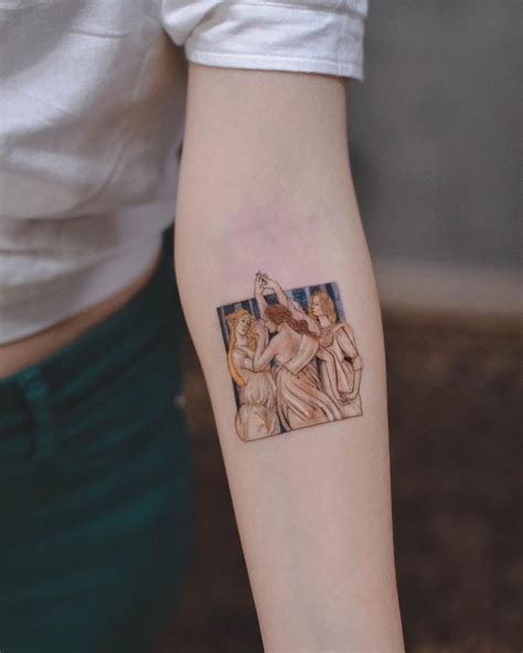 Primavera, de Botticelli Um dos meus quadros favoritos virando tattoo ...