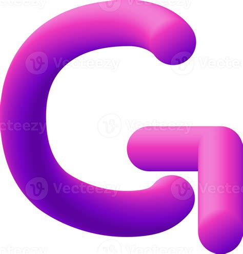 Gradient Alphabet 3d 26791124 Png