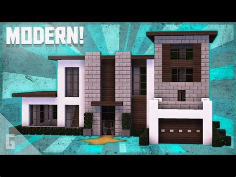 Minecraft How To Build A Modern Mansion Youtube Estilo