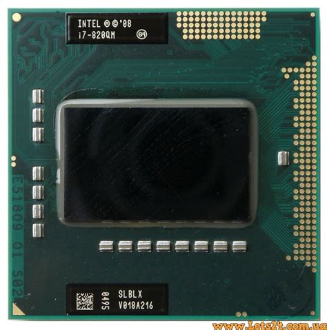 Четырехядерный процессор Intel Core i7 820QM 4x 3.067 GHz 8MB 45W ...