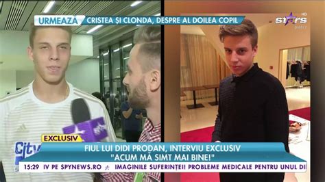 Fiul lui Didi Prodan interviu exclusiv Port tricoul cu numărul