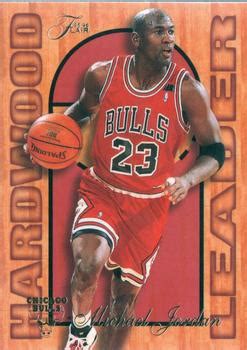 1995 96 Fleer Flair Hardwood Leader 4 Michael Jordan Trading Card