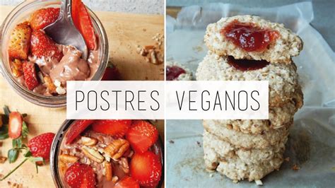 🍓 Postres Veganos 🌱 Deliciosos Fáciles Y Saludables 🍫😋 Youtube