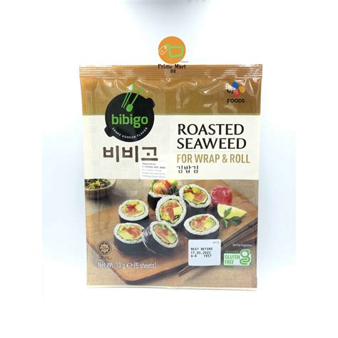 HALAL CJ BIBIGO ROASTED SEAWEED FOR WRAP ROLL READY STOCK