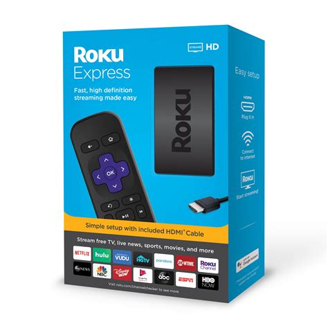 Roku Express 2019 HD Streaming Media Player with Private Listening