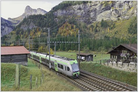 A BLS RABe 535 Lötschberger on the way from Brig to Bern by