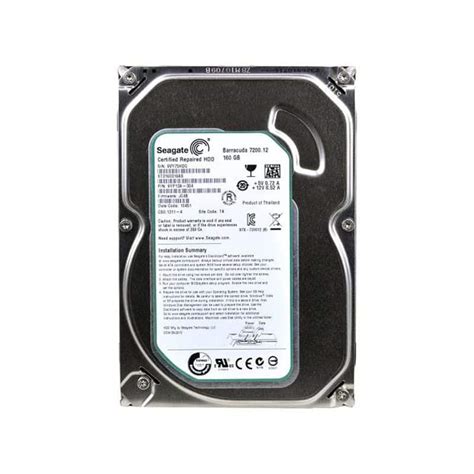ST3160316AS Seagate Barracuda 160GB 7200RPM SATA Hard Drive
