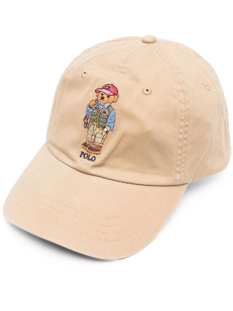 Polo Ralph Lauren Logo Embroidered Baseball Cap In Fawn ModeSens