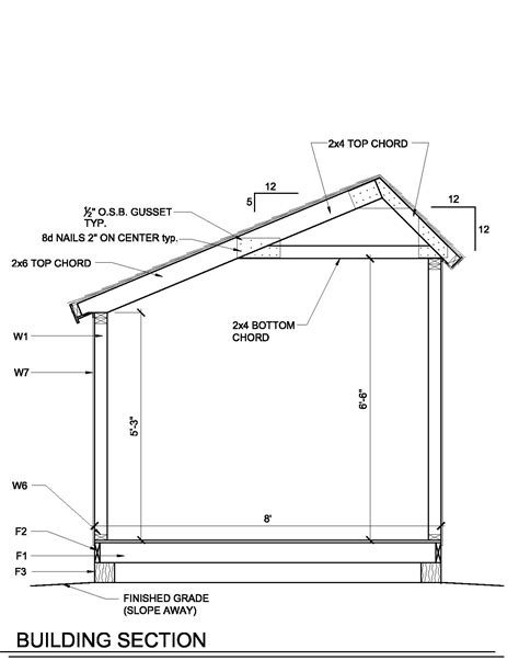 Saltbox Shed Plans Free By 8x10x12x14x16x18x20x22x24 How To Build Diy