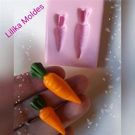 Molde Duo Cenouras Lilika Moldes De Silicone