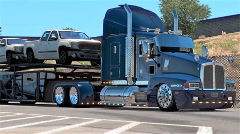 American Truck Simulator KW T600 Tunnig Shaneke Game YouTube