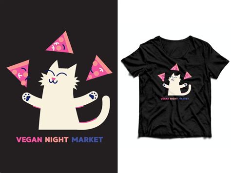 Vegan Night Market Shirt By Sage Mosurinjohn On Dribbble