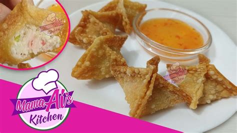 Easy Crab Rangoon Recipe Crab And Cream Cheese Filled Wonton Youtube