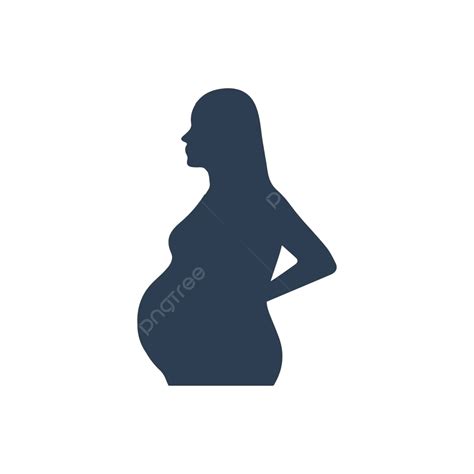 Icono De Embarazada Símbolo De Madre Embarazada Vector Png Embarazada