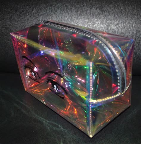 Cheap Price Tpu Summer Holographic Cosmetic Bag Iridescent Glitter