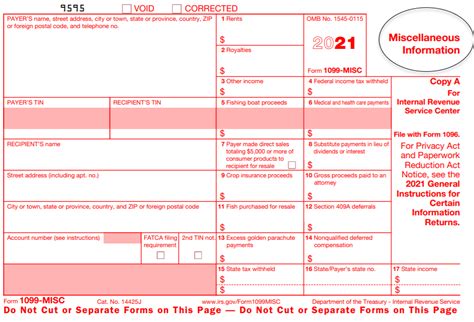 Form 1099 MISC Changes For 2021 IRS 1099 MISC Updates