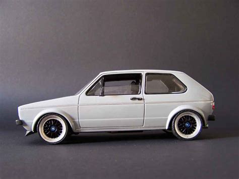 Modellino In Miniatura Volkswagen Golf Gti Solido Gti Grigio