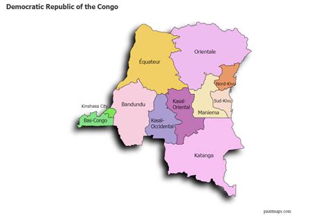 Correspondencia política Paso republica democratica del congo mapa ...