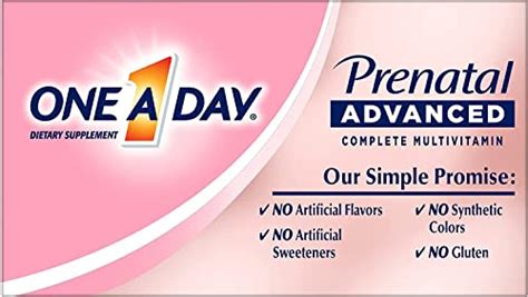 One A Day Womens Prenatal Advanced Complete Multivitamin With Brain