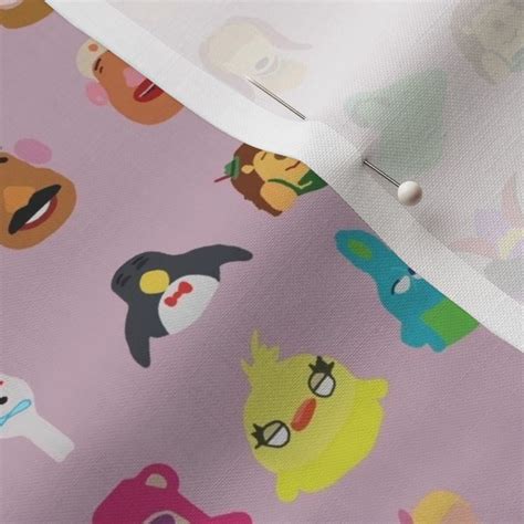 Toy Story Characters Pixar Film Movie Fabric Spoonflower