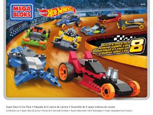 Manual Mega Bloks Set Hot Wheels Super Race Set In