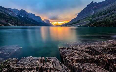 Sunset Lake Wallpapers Wallpaper Cave