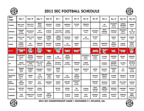 Mile High Dawg: SEC Football Schedule..Yes Football Season is Almost Here