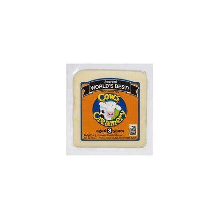 Cows Creamery Canadian Cheddar Cheese Aged 3 Years 200 g