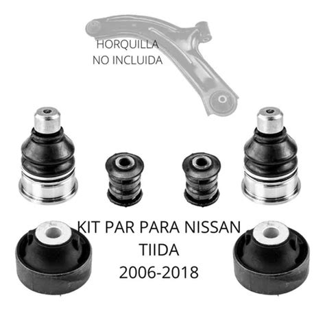 Kit Bujes Y Par De Rotulas Para Nissan Tiida Meses Sin