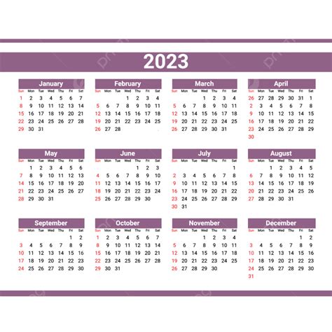 Elegante Calendario 2023 Png Fecha Año Nuevo 2023 Png Y Psd Para Descargar Gratis Pngtree