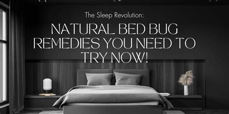 The Sleep Revolution Natural Bed Bug Remedies You Need To Try Now