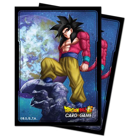 DRAGON BALL SUPER POCHETTES TAILLE STANDARD SON GOKU SUPER SAIYAN 4