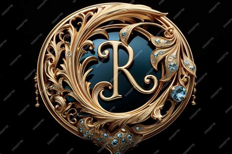 Premium AI Image | a gold and silver logo with a person on it