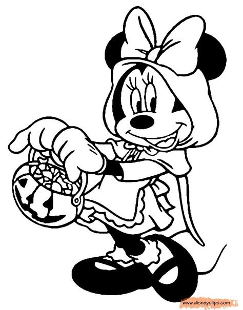 Minnie Mouse Coloring Pages Halloween Warehouse Of Ideas