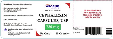 Dailymed Cephalexin Capsule