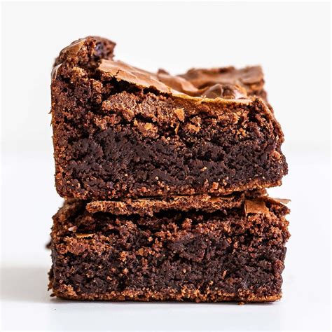 Ultimate Brownies Are Ultra Thick Fudgy Chewy And Chocolaty With That Perfect Crinkly Crust