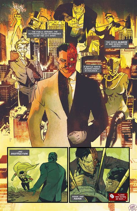 Batman One Bad Day Two Face 1 Preview Daddy Death Threat Issues