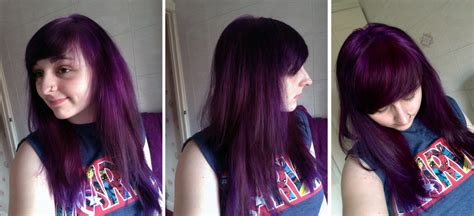 Manic Panic Purple Haze On Stripped And Bleached Hair Previously Dark