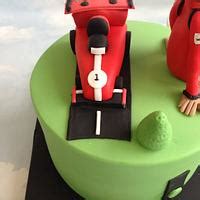 F1 Racing Car Themed Cake Decorated Cake By CakesDecor