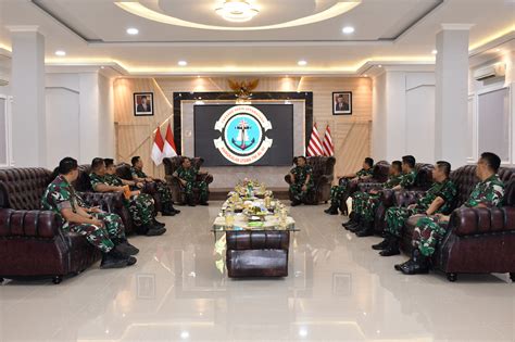 Danlantamal Vi Menghadiri Briefing Audit Kinerja Itjen Tni Tahun