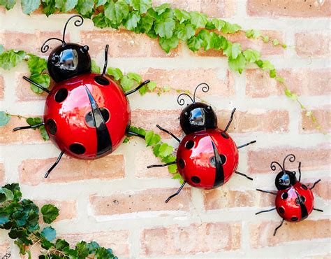 Metal Lady Bug Garden Decor Set Of 6 Pier 1