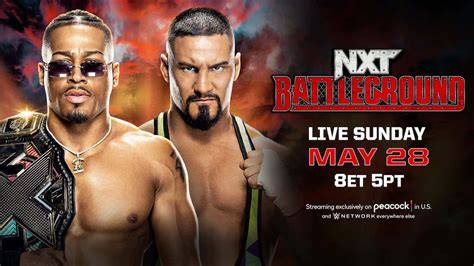 Carte Finale De Wwe Nxt Battleground 2023