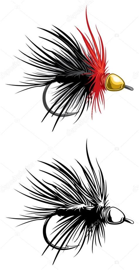 Fly Fishing Lure Stock Vector Image By ©slipfloat 21476241