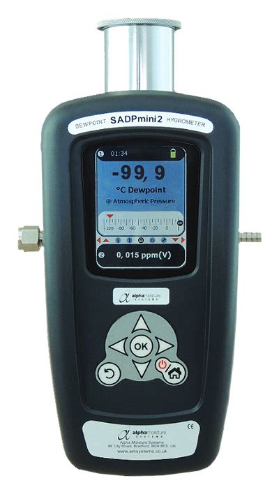 Hand Held Dewpoint Meter Sadpmini Portable Dewpoint Hygrometer