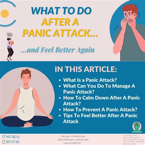 What To Do After A Panic Attack And Feel Better Again Therapy Central