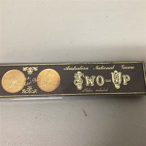 Ct Plated Gold Two Up Game Set S