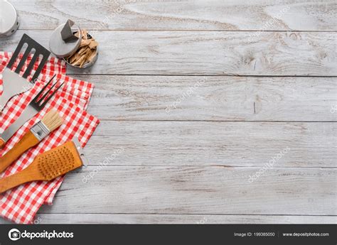 Background Bbq Cooking Tools Wood Background Stock Photo by ©urban ...